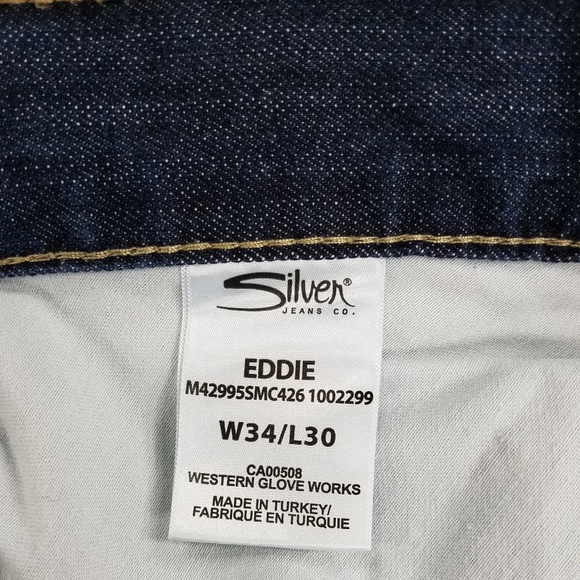 Silver Jeans Eddie EMC Denim Relax Straight Pants - Picture 6 of 8